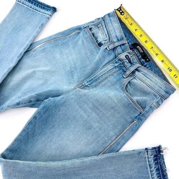Hudson Holly High Waist Side Zipper Straight Leg Jeans size 25 - Picture 10 of 17